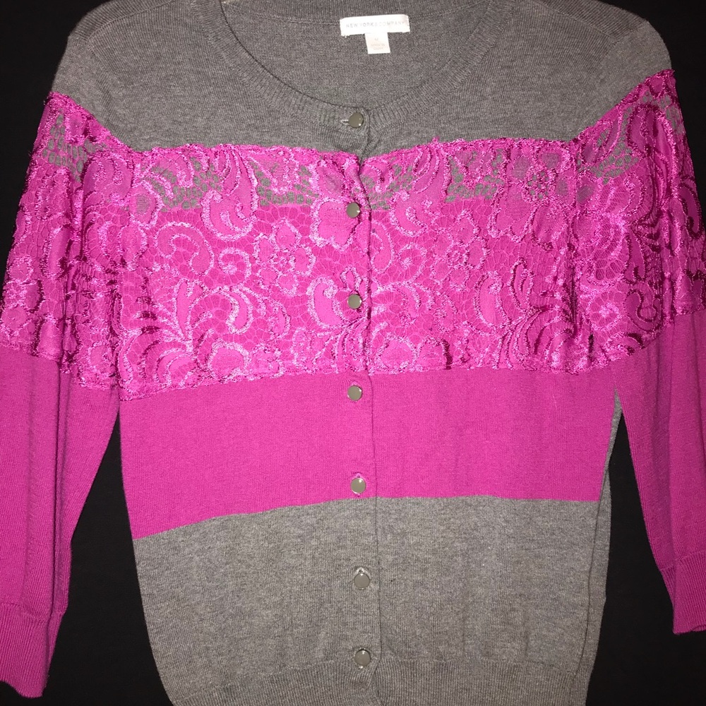 New York & Comp Pink & Grey long sleeve